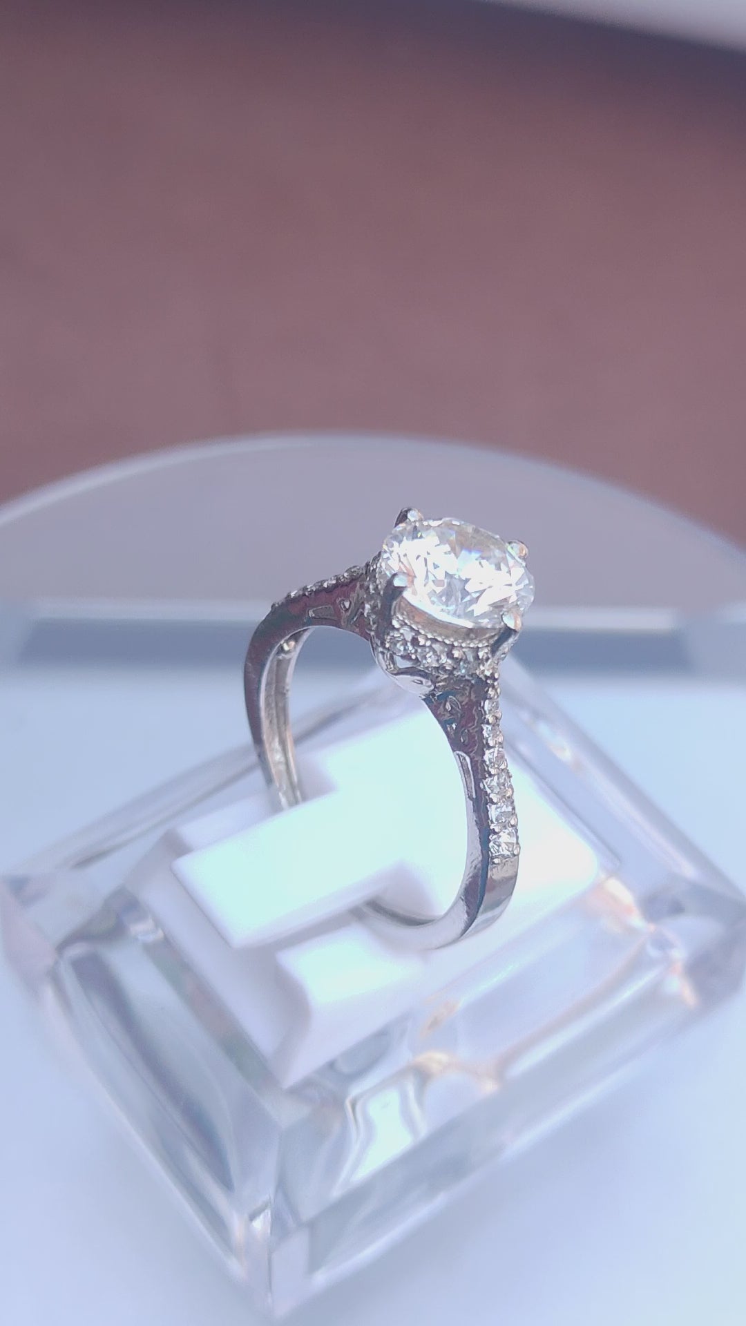 925 SILVER STERLING WITH MOISSANITE DIAMOND - s34