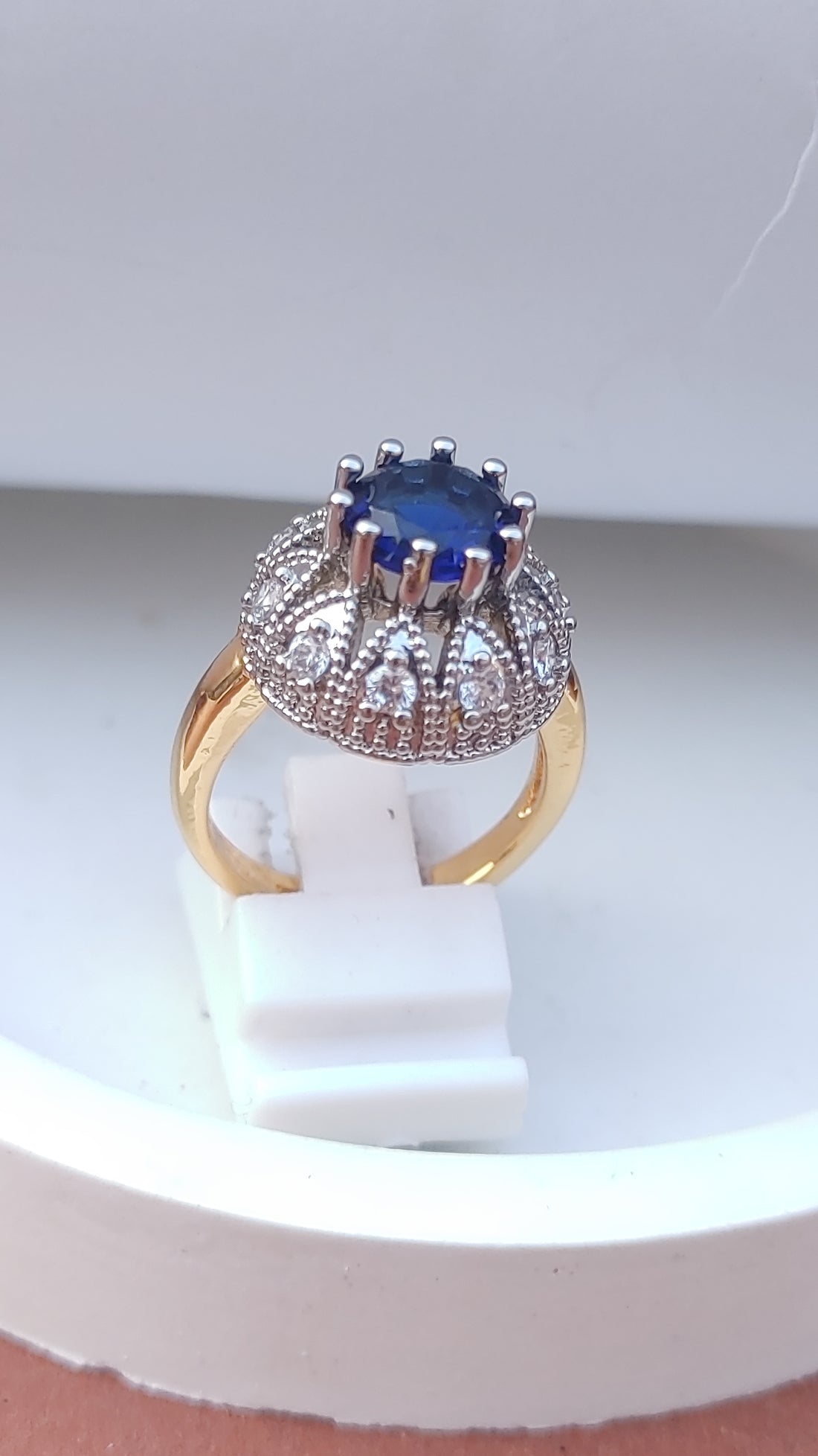 4Colors | Zircon Judao Rings with Real Stone | 18K Gold Polish | Adjustable Size | 3Yrs Warranty | MR-333