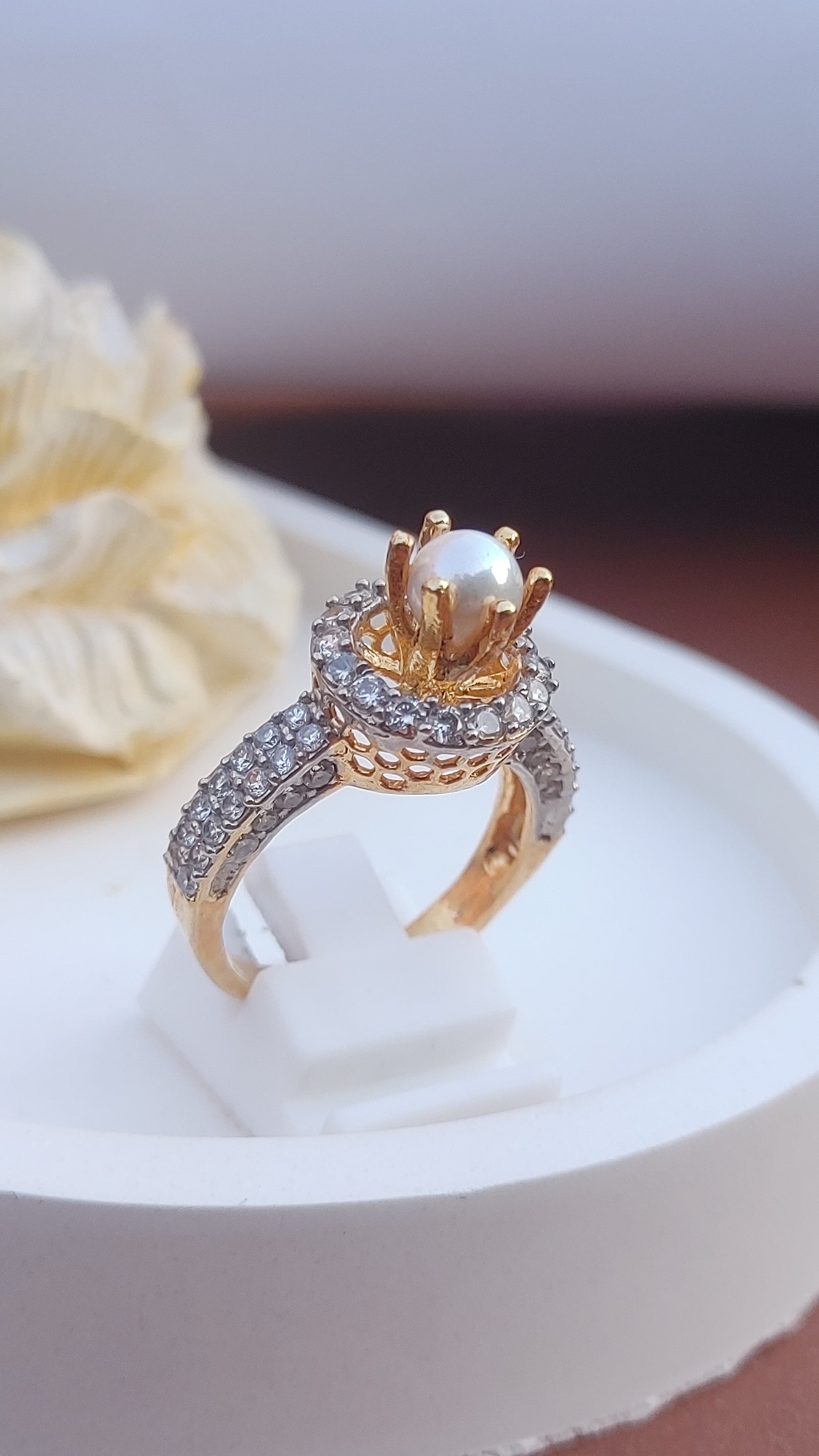8Colors | Zircon Judao Rings with Real Stone | 18K Gold Polish | Adjustable Size | 3Yrs Warranty | MR-251