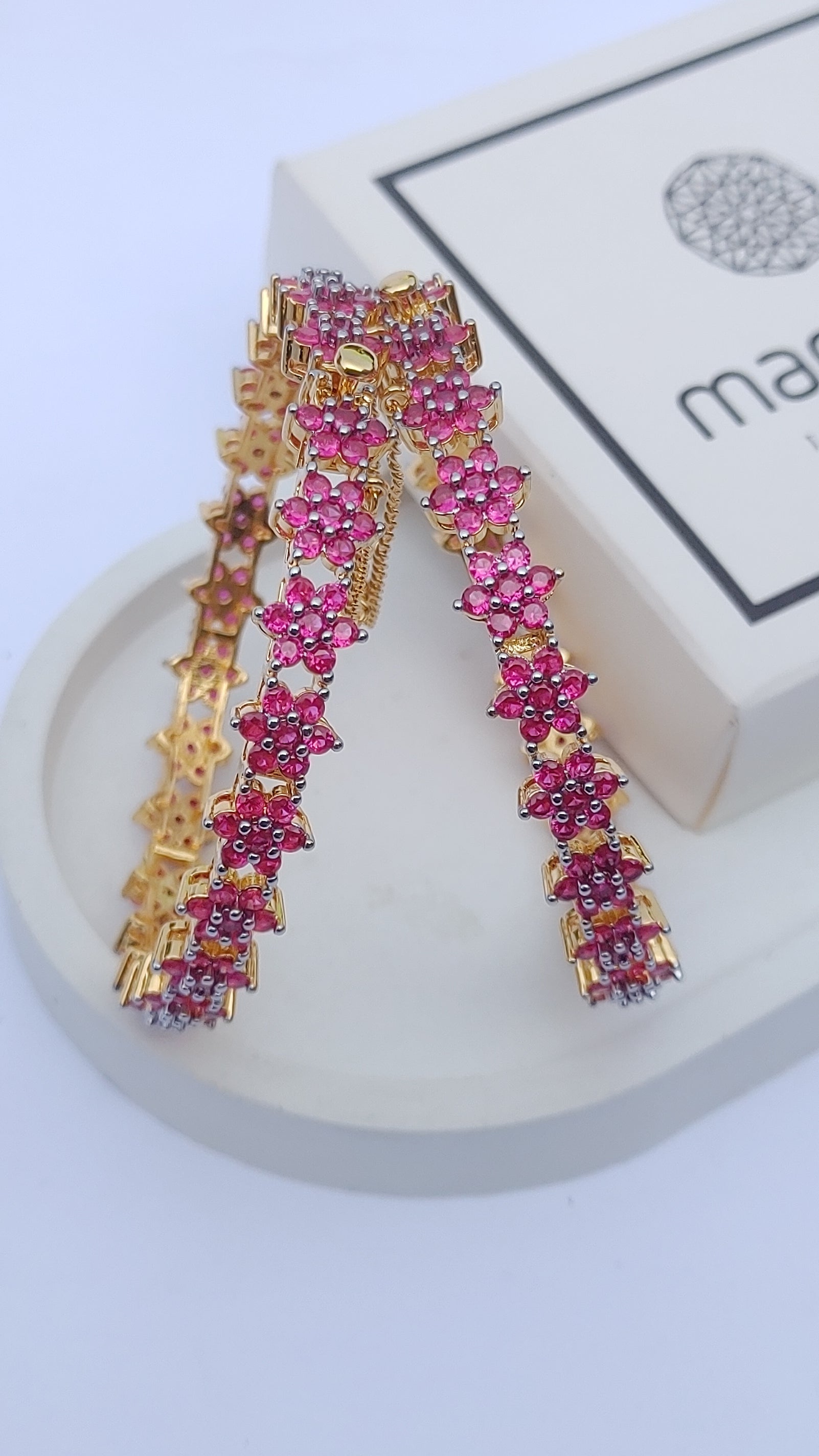Imported Kara 22K Gold Plated | Openable |4 colors | MB-799
