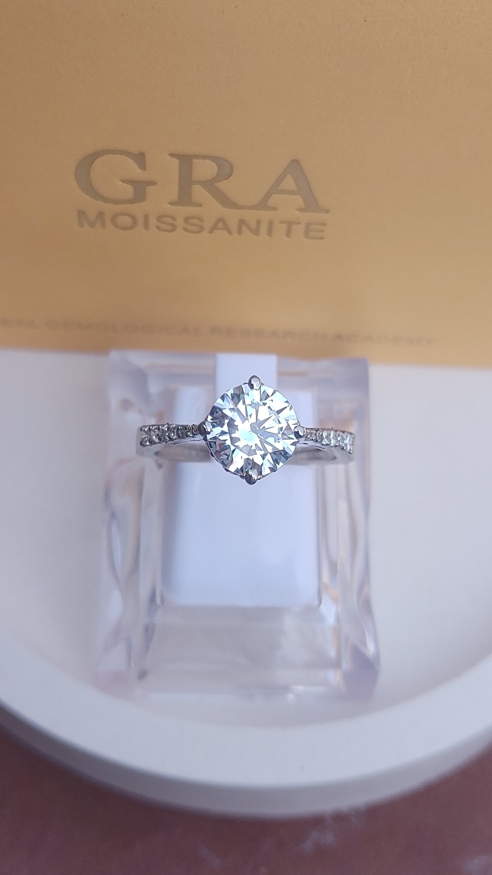 925 SILVER STERLING WITH MOISSANITE DIAMOND - s34