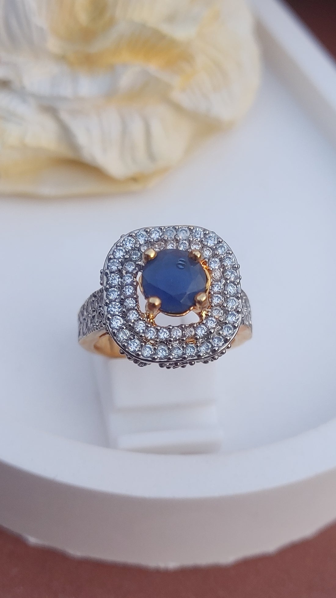 8Colors | Zircon Judao Rings with Real Stone | 18K Gold Polish | Adjustable Size | 3Yrs Warranty | MR-333