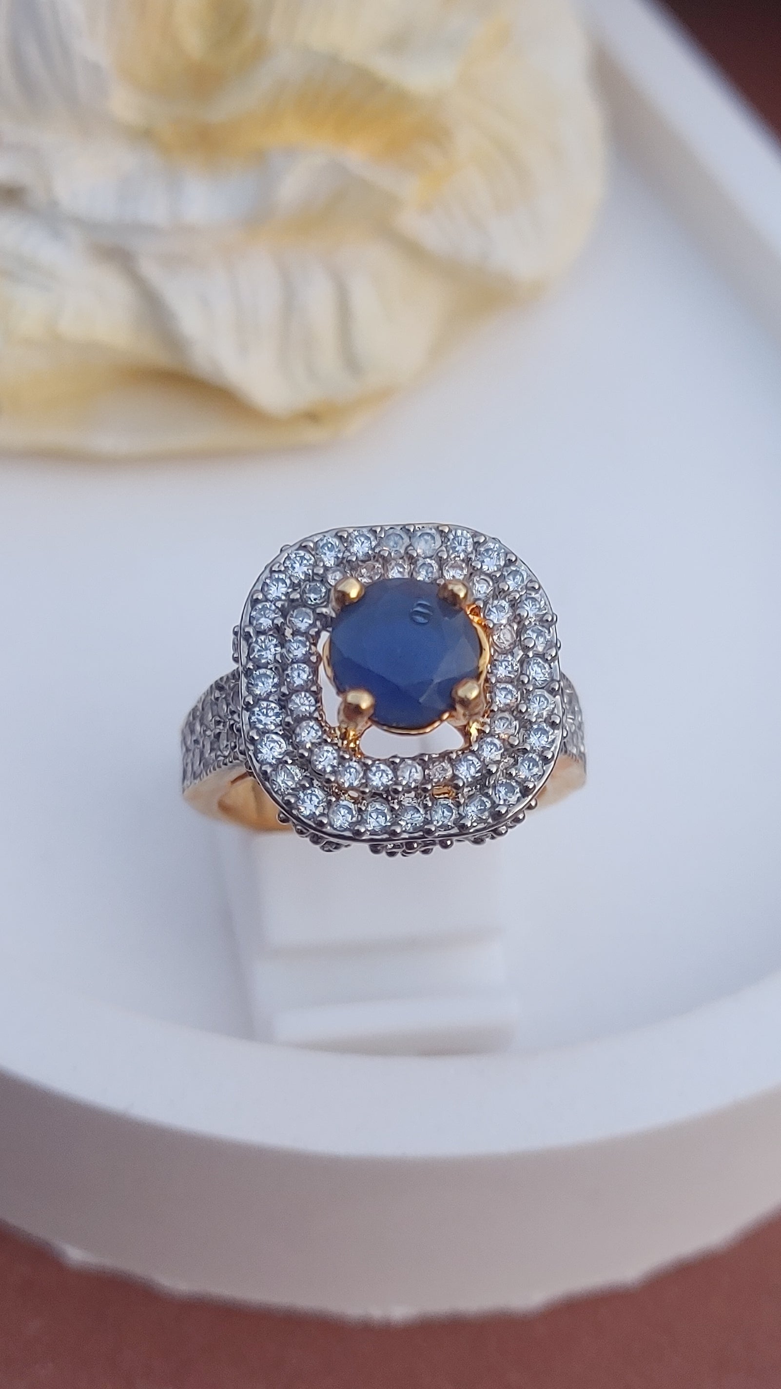 8Colors | Zircon Judao Rings with Real Stone | 18K Gold Polish | Adjustable Size | 3Yrs Warranty | MR-333