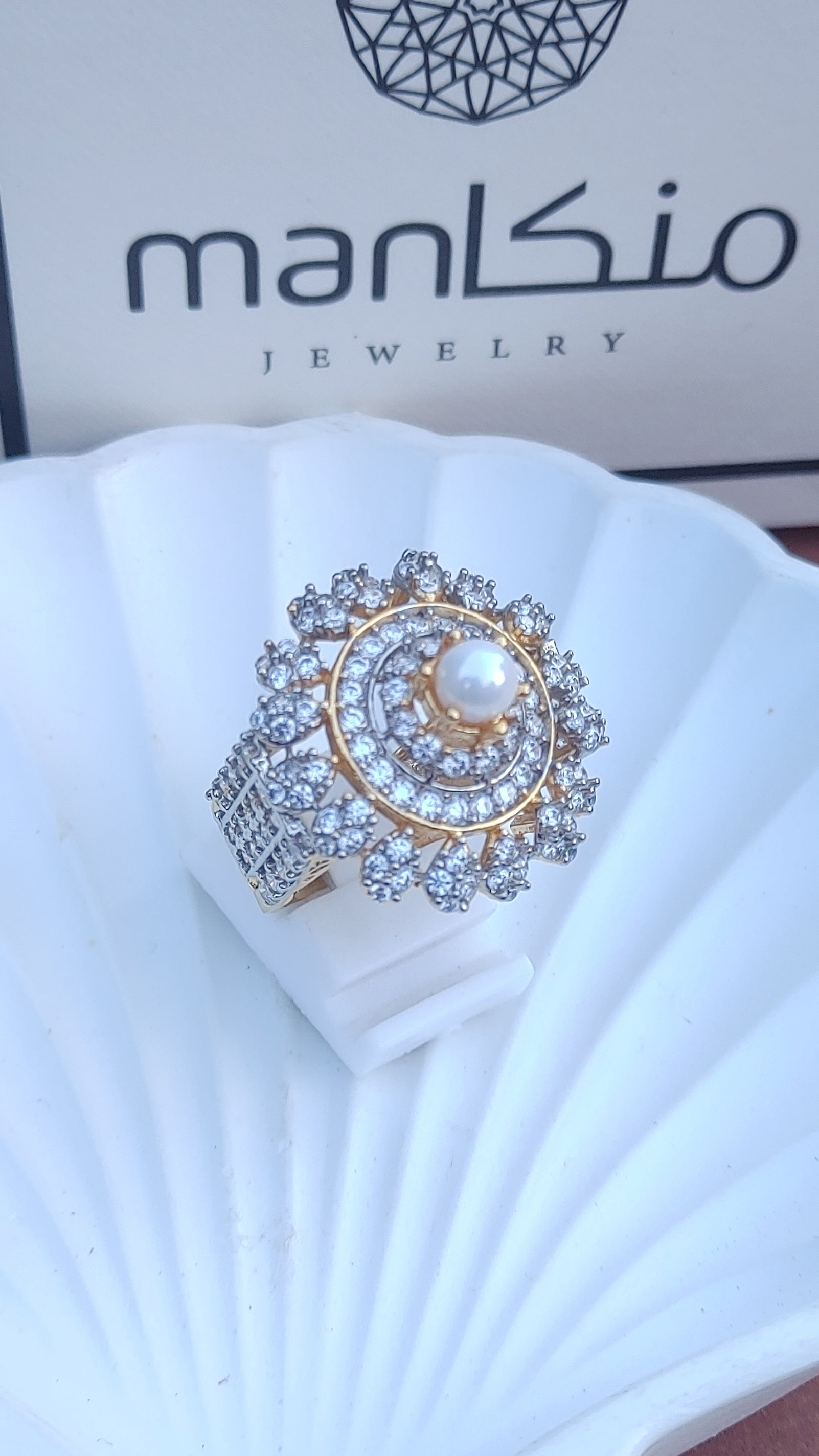 5 Colors | Zircon Judao Rings with Real Stone | 18K Gold Polish | Adjustable Size | 3Yrs Warranty | MR-352