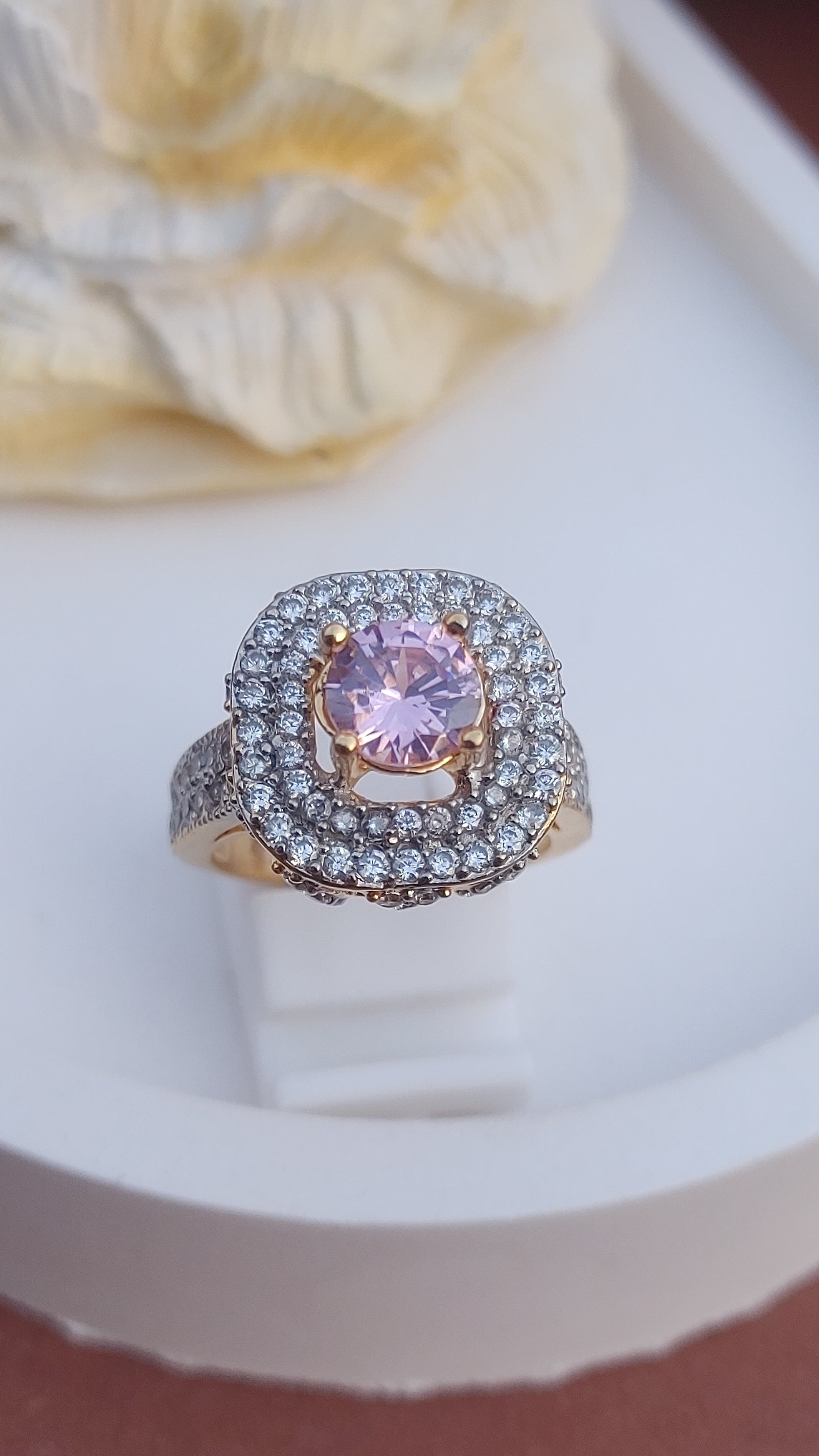 8Colors | Zircon Judao Rings with Real Stone | 18K Gold Polish | Adjustable Size | 3Yrs Warranty | MR-333